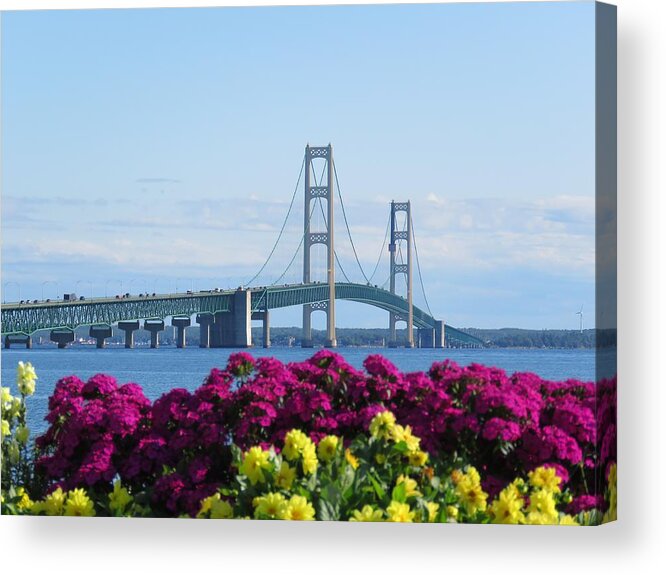 Pure Michigan Acrylic Print featuring the photograph August Flowers by Keith Stokes