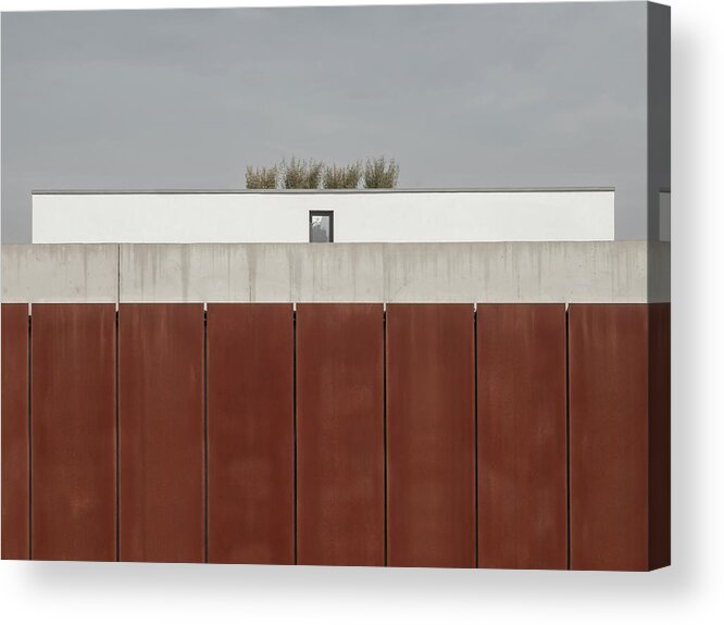 Wall Acrylic Print featuring the photograph Behind The Wall by Klaus Lenzen