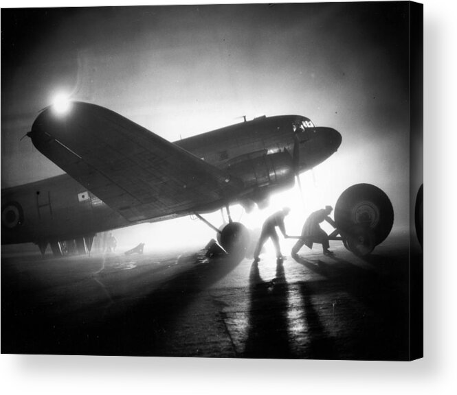 Military Airplane Acrylic Print featuring the photograph Berlin Blockade by Edward Miller