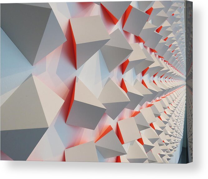 Chromoplastic Acrylic Print featuring the photograph Chromoplastic Mural by Keith Stokes
