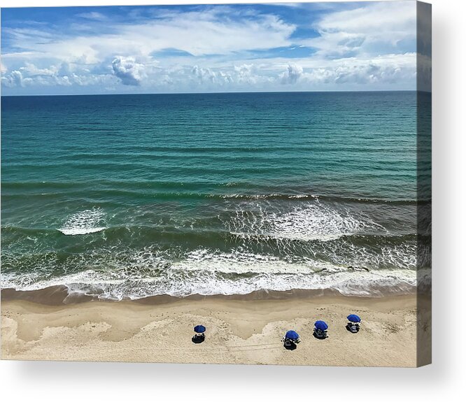 Florida Acrylic Print featuring the photograph Day at the Beach by Frank Mari