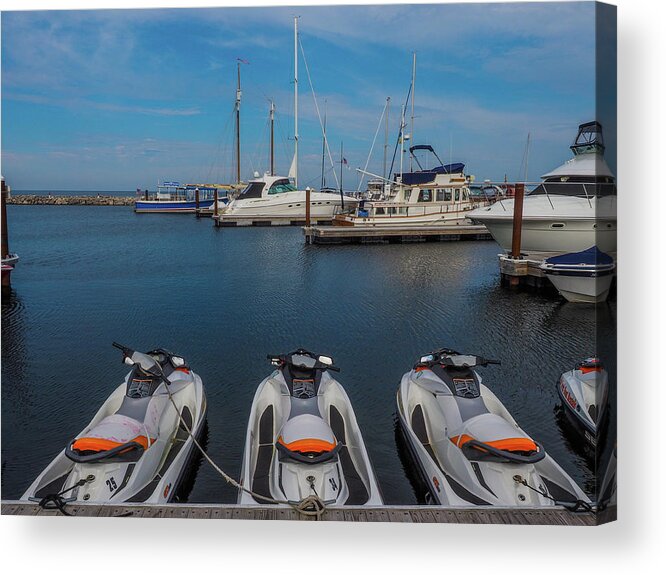 America Acrylic Print featuring the photograph Door County Marina_679 by James C Richardson