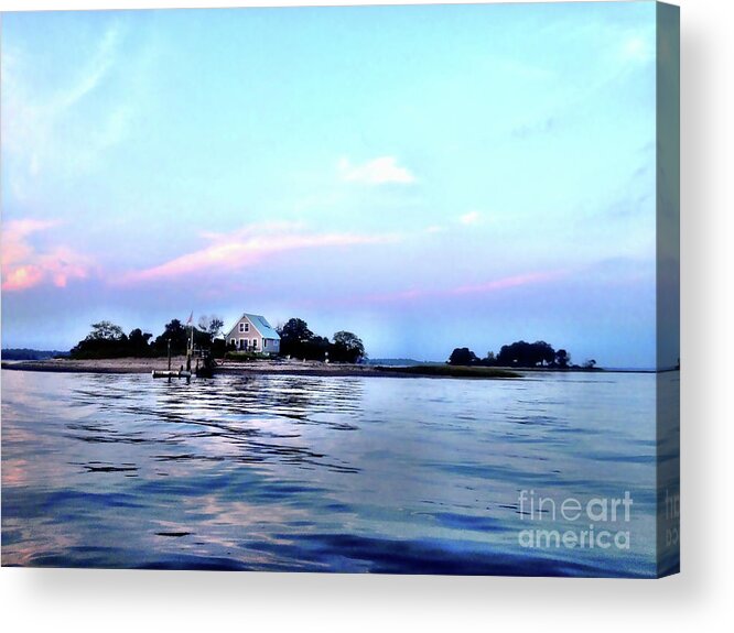 Island Acrylic Print featuring the photograph Drive-By Shooting No. 28- Island Home- Betts Island by Xine Segalas