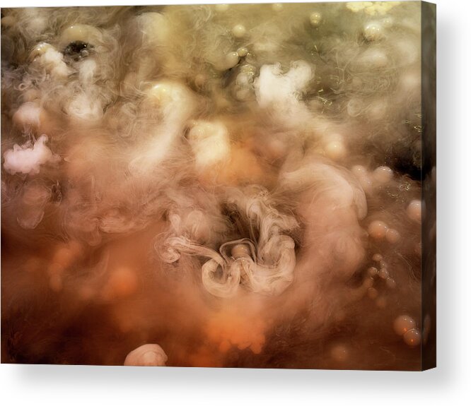 Art Acrylic Print featuring the photograph Dry Ice Sublimation by Jonathan Knowles