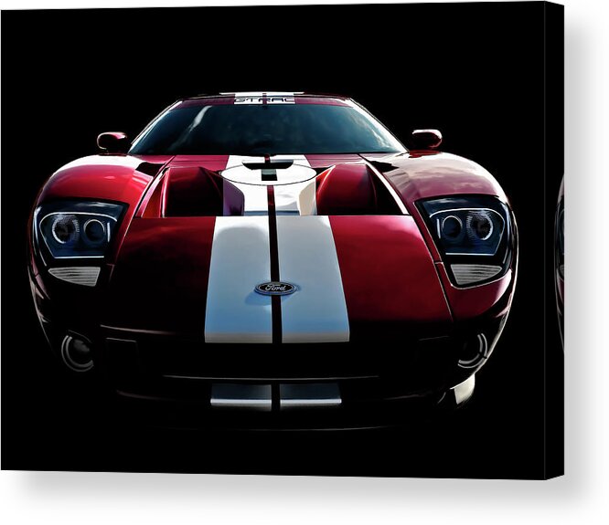 Ford Gt Acrylic Print featuring the digital art Ford GT by Douglas Pittman