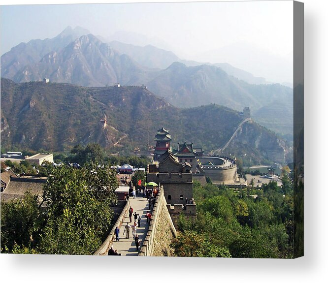 China Acrylic Print featuring the photograph Great Wall Of China At Badaling by Debbie Oppermann