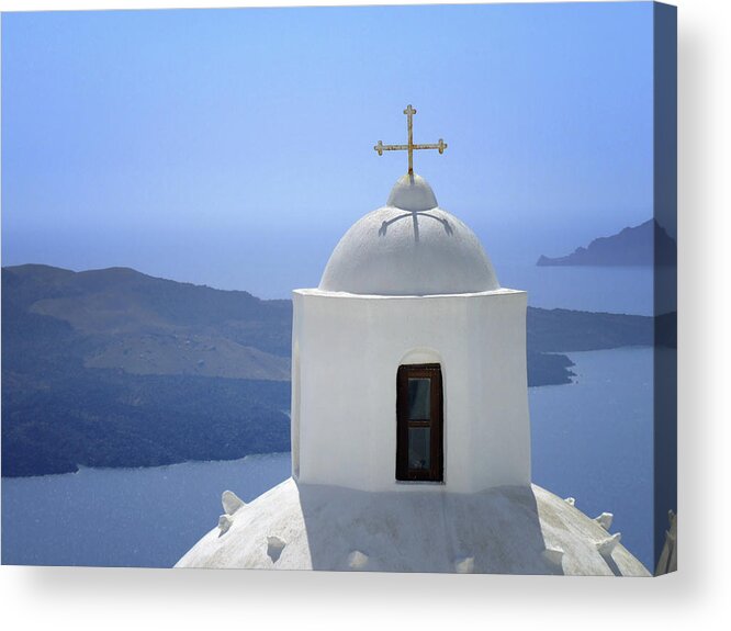 Greece Acrylic Print featuring the photograph Greek Church by Edoardo Frola
