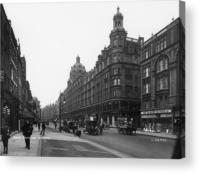 Child Acrylic Print featuring the photograph Harrods Department Store by London Stereoscopic Company