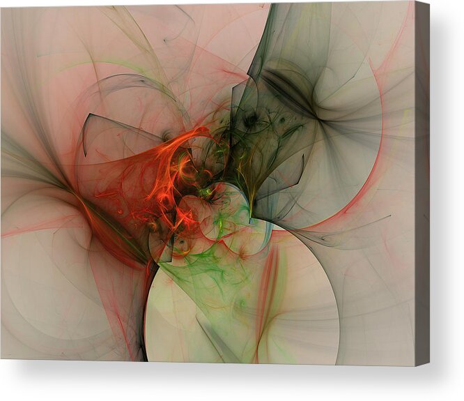 Art Acrylic Print featuring the digital art Hold This by Jeff Iverson