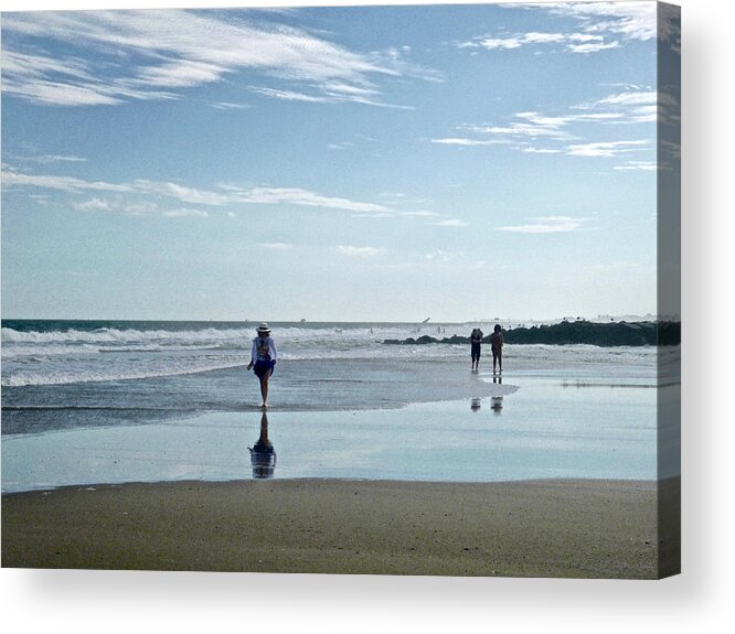 Ocean Acrylic Print featuring the photograph Indian Summer by Ellen Paull