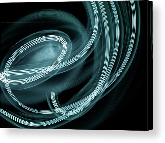 Light Painting Acrylic Print featuring the photograph Light Background by Osakawayne Studios