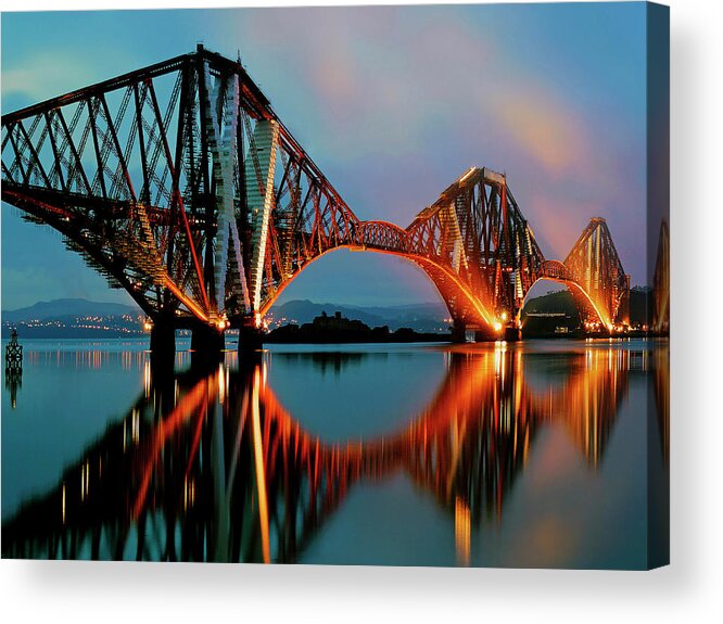 Scenics Acrylic Print featuring the photograph Made From Girders by Kennethbarker