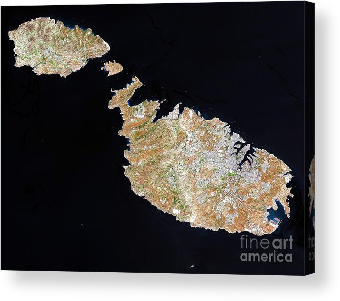 Islands Acrylic Print featuring the photograph Malta by Nasa/science Photo Library