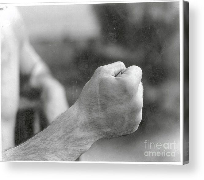 Max Schmeling Acrylic Print featuring the photograph Max Schmelings Right Fist by Bettmann