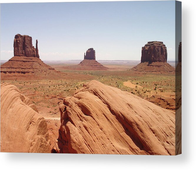 Scenics Acrylic Print featuring the photograph Monument Valley by Scotspencer