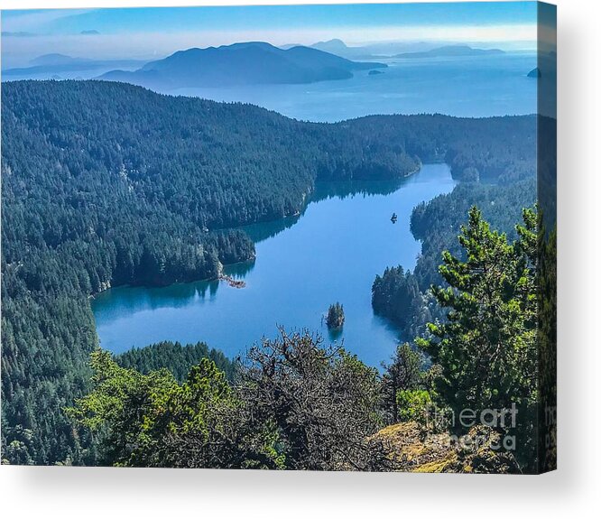 Lakes Acrylic Print featuring the photograph Mountain Lake by William Wyckoff