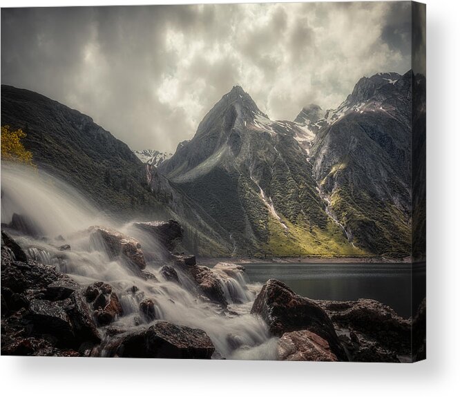 Mountains Acrylic Print featuring the photograph Mountain Time by Cristiano Giani