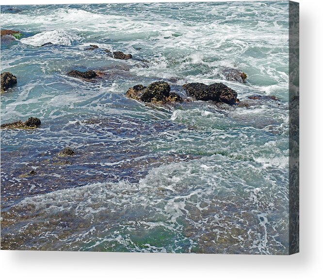Landscape Acrylic Print featuring the photograph Poem of the Sea by Lynda Lehmann
