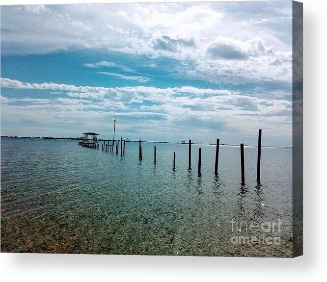 Beach Resorts Sound Ocean Water Sea Acrylic Print featuring the photograph Rest by James and Donna Daugherty