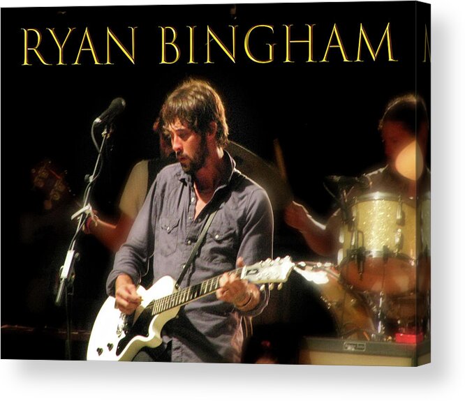 Ryan Bingham Acrylic Print featuring the photograph Ryan Bingham by Micah Offman