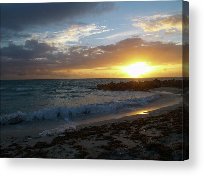 Shoreline 16 Acrylic Print featuring the photograph Shoreline 16 by Cw Hetzer