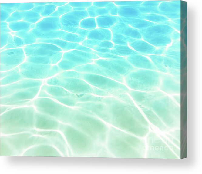 Pool Acrylic Print featuring the photograph Soft and Light 40 by Becqi Sherman