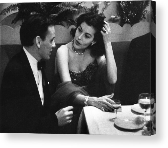 Singer Acrylic Print featuring the photograph Starry Couple by Bert Hardy