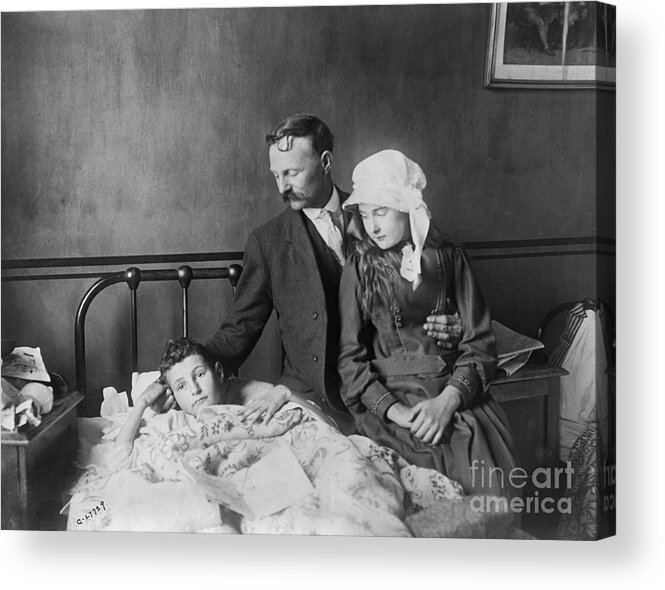 Child Acrylic Print featuring the photograph Survivor Of The Lusitania Wreck by Bettmann