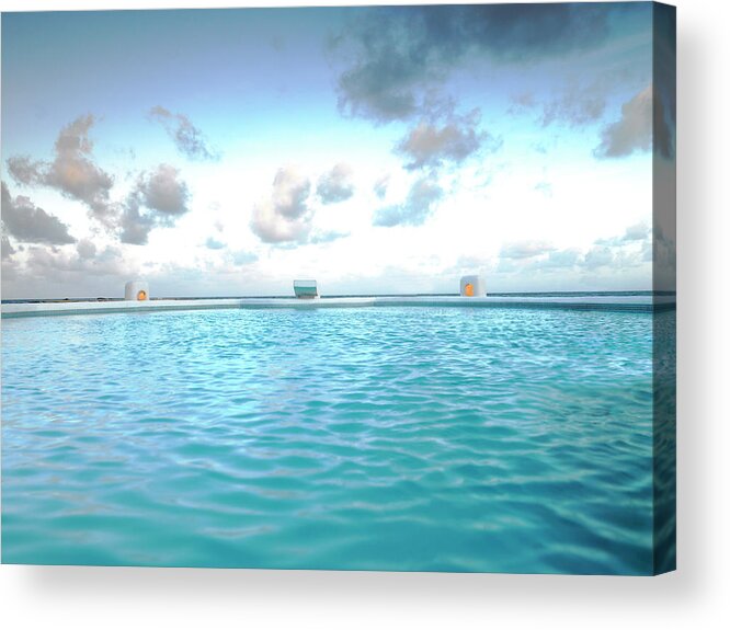 Swimming Pool Acrylic Print featuring the photograph Swimming Pool by Gary John Norman