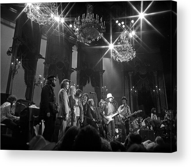 San Francisco Acrylic Print featuring the photograph The Last Waltz Concert by Michael Ochs Archives