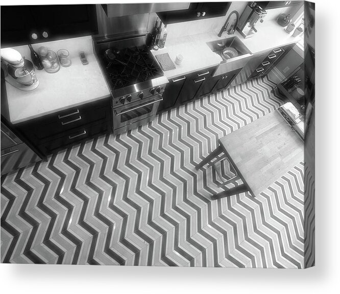 Tile Floor Acrylic Print featuring the photograph Tile Floor San Francisco by John Parulis