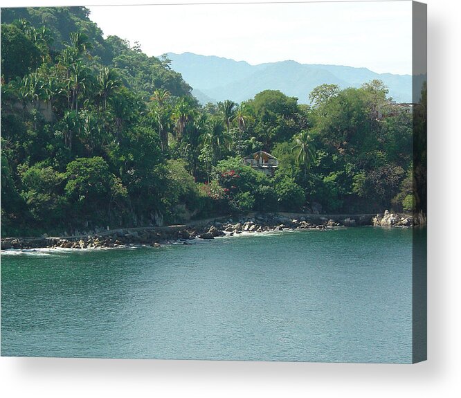 Tropical Retreat Acrylic Print featuring the photograph Tropical Retreat by Audrey