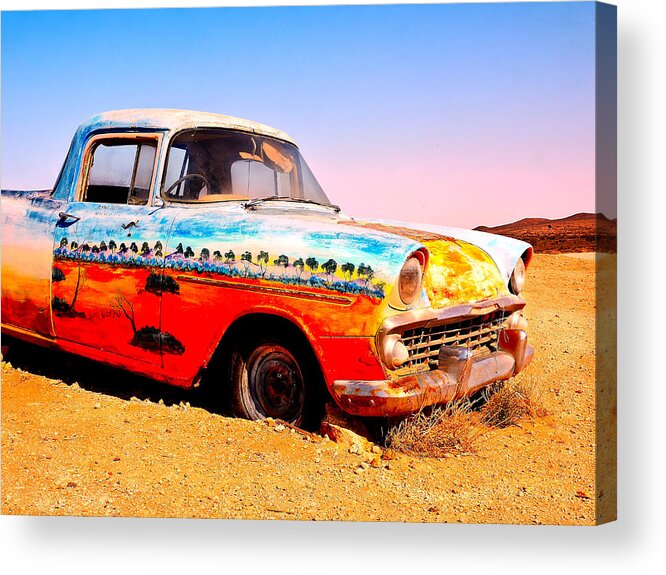 Outback Acrylic Print featuring the photograph Quirky Cars of The Outback #2 by Lexa Harpell