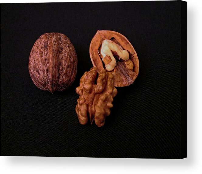Food Acrylic Print featuring the photograph Walnuts by Martin Smith