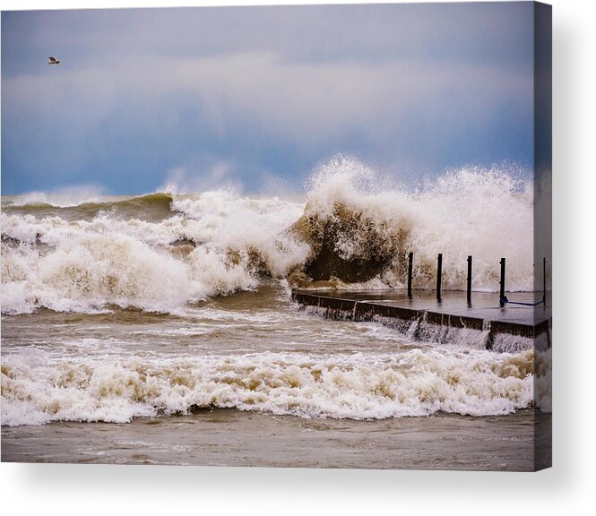 Great Lakes Acrylic Print featuring the photograph Witch of November by Todd Bannor