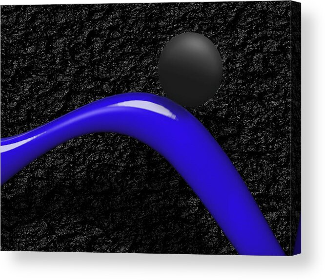 Photography Acrylic Print featuring the photograph Black and Blue #1 by Paul Wear