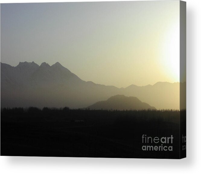 Bodenburg Acrylic Print featuring the photograph Bodenburg Butte at Sunrise #1 by Kimberly Blom-Roemer