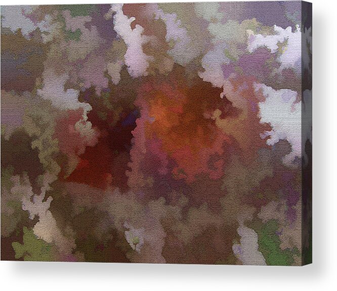 Divergence Acrylic Print featuring the mixed media Divergence #1 by Tom Druin