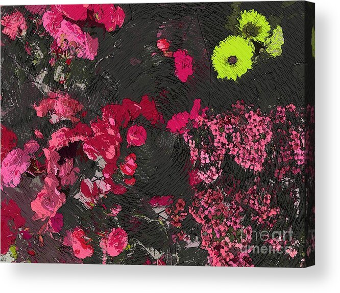 Flowers Acrylic Print featuring the photograph Bouquet of Roses #1 by Katherine Erickson