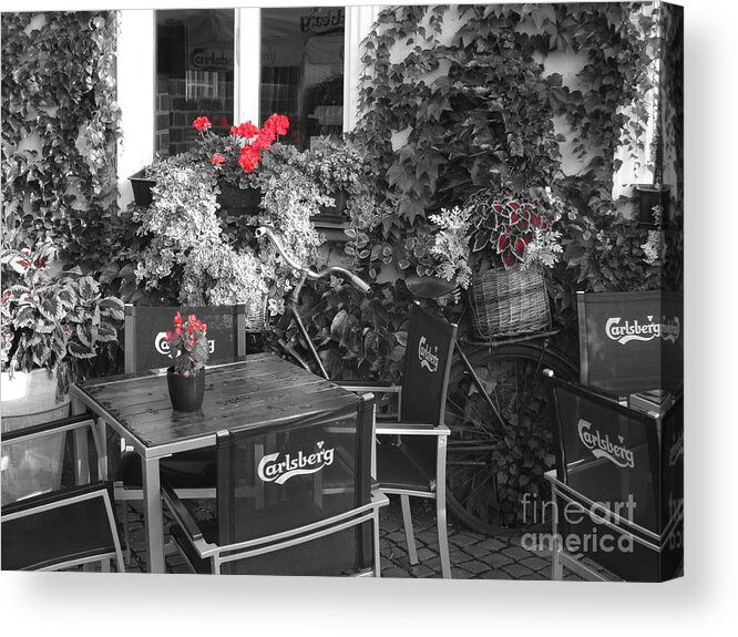 Restaurant Acrylic Print featuring the photograph RED by Thomas Schroeder