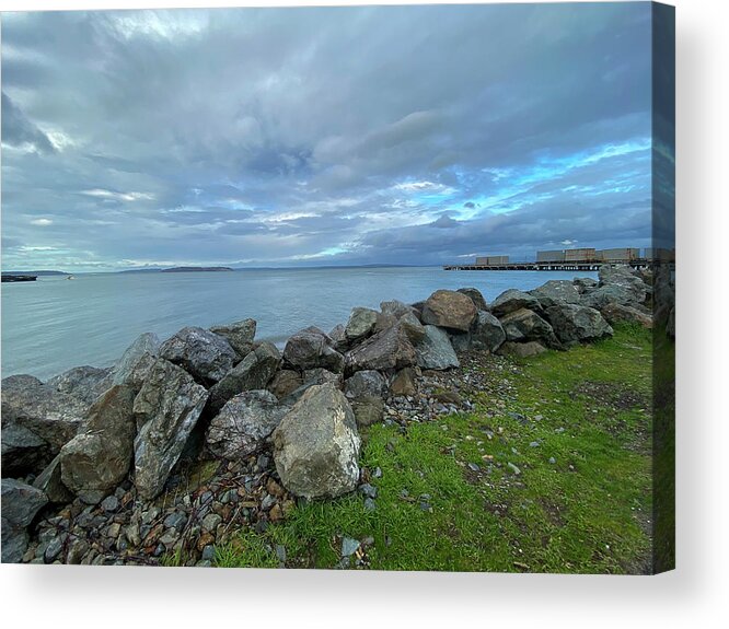 Seascape Acrylic Print featuring the photograph Seascape by Anamar Pictures