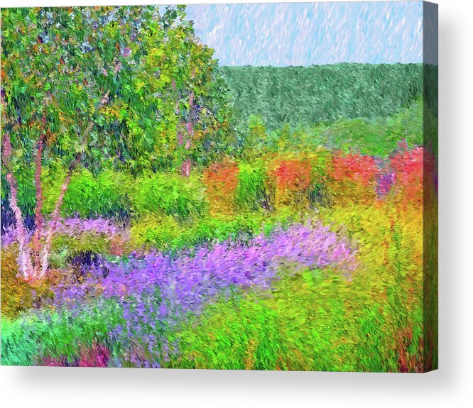 Landscape Acrylic Print featuring the digital art Spectacular May at the Stonewall Resort by Digital Photographic Arts