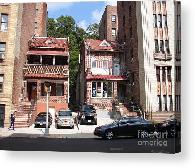 Inwood Acrylic Print featuring the photograph Twin Houses #1 by Cole Thompson