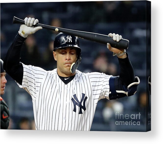 People Acrylic Print featuring the photograph Giancarlo Stanton by Elsa