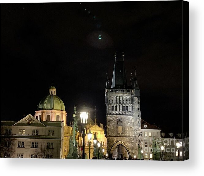  Acrylic Print featuring the photograph Prague #1 by Dennis Richardson