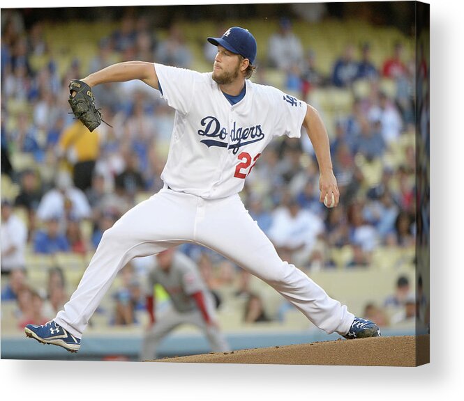 Clayton Kershaw Acrylic Print featuring the photograph Clayton Kershaw by Harry How