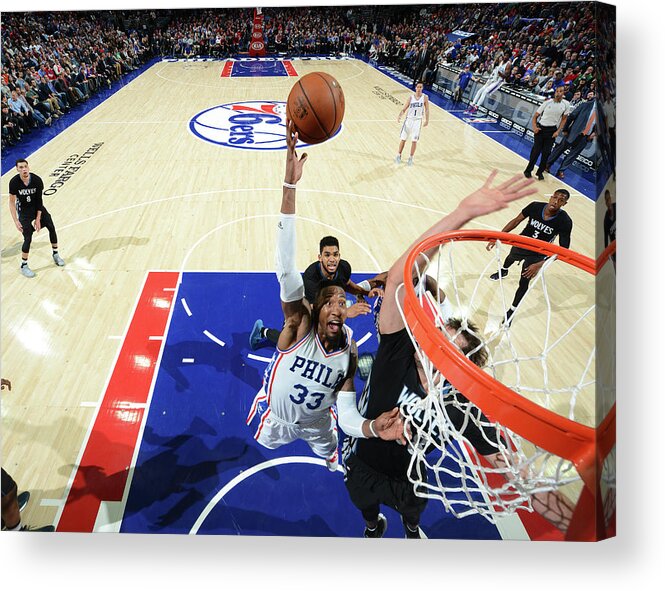 Nba Pro Basketball Acrylic Print featuring the photograph Robert Covington by Jesse D. Garrabrant