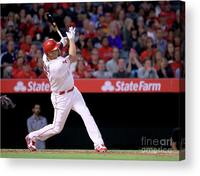 People Acrylic Print featuring the photograph Albert Pujols by Harry How