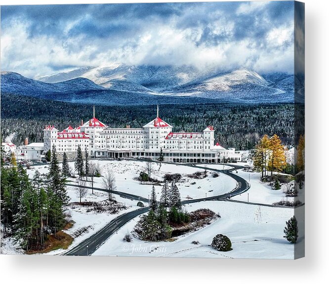  Acrylic Print featuring the photograph Bretton Woods #5 by John Gisis
