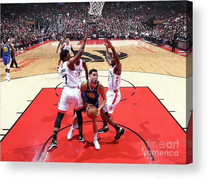 Playoffs Acrylic Print featuring the photograph Klay Thompson by Nathaniel S. Butler